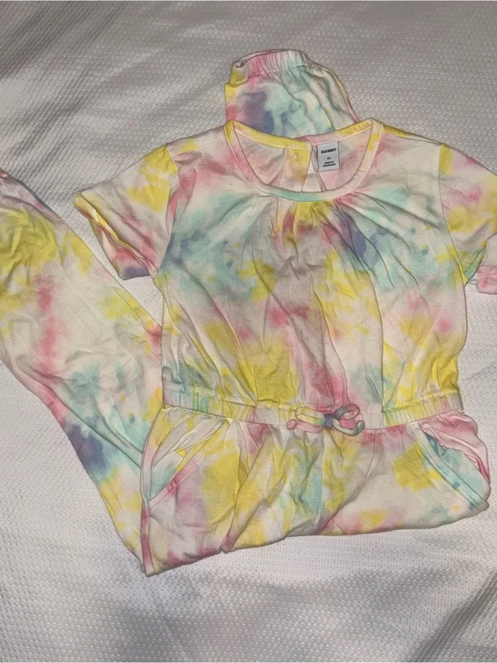 Old Navy Girls 4T Clothing Lot - Denim Jacket, Jeans, Romper, Pajamas Tops